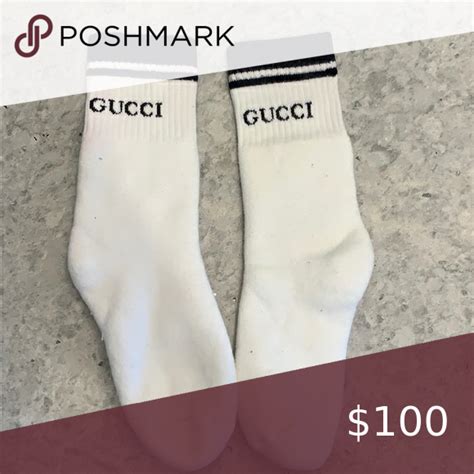 black and white gucci socks|gucci lace socks.